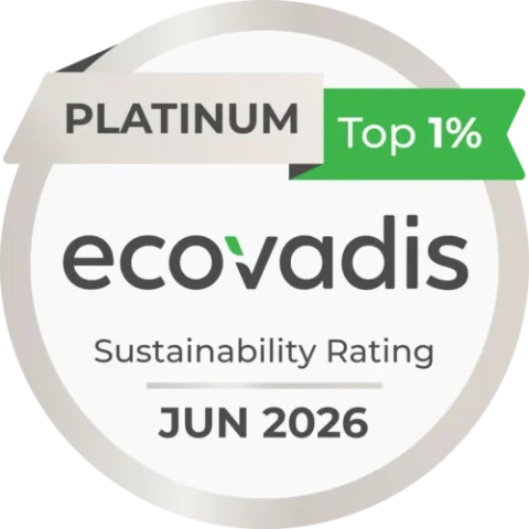 EcoVadis Platinum Medal June 26 RISQS Audited