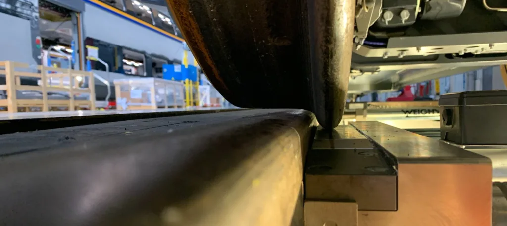 Sistema PTW en uso en un depósito ferroviario Sistema PTW en uso en un depósito ferroviario