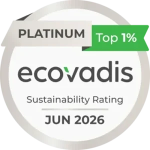 Medalla de Platino de EcoVadis, 26 de junio Certificación ISO 9001